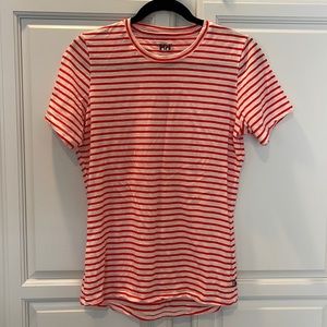 Stripes Helly Hansen, size large red, and white 100% Merino Wool